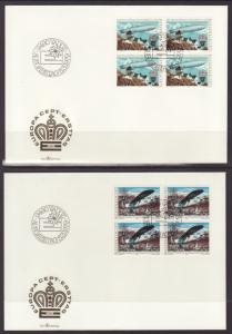 Liechtenstein 663-664 Europa B/4 S/2 U/A FDC