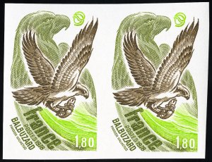 France Stamps # 1580 MNH XF Imperforate Pair Scott Value $70.00