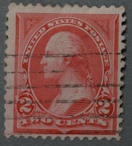 United States #250 Used Fine Unwm Type I HRM Good Color Clean Paper Light Cancel