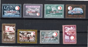Turkey 1949 MNH RA101-8 Safkat pulu overprint