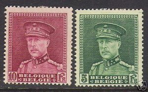 Belgium #235 - #236 VF Mint