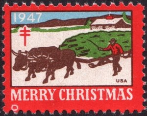WX135 Christmas Seal (1947) Unused/No Gum
