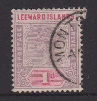 Leeward Islands Sc#2 Used - Postmark Cancel Montserrat