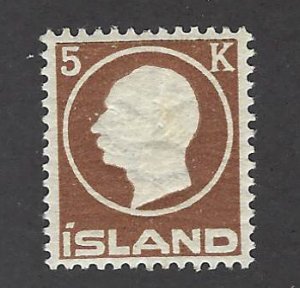 Iceland SC#98 Mint F-VF SCV$175.00....Fill a Great Spot!