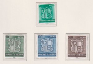 Andorra Spanish   #192-198   MNH   1988   Arms