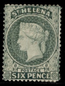 ST. HELENA QV SG44, 6d grey, M MINT. Cat £45.