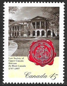 CANADA 1997 Law Society of Upper Canada Issue Sc 1640 MNH