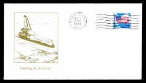 1988 LANDING STS-27 ATLANTIS - EDWARDS, CA - U.S. #2278 FRANKING (ESP#3044)