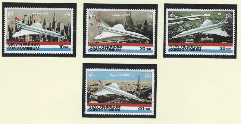 New Hebrides British mnh  sc 254-257