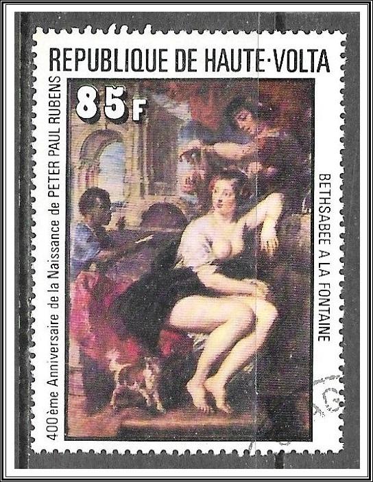 Upper Volta #448 Rubens Paintings CTO