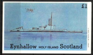 {E022} Eynhallow Scotland Ships Submarines S/S MNH Cinderella !!