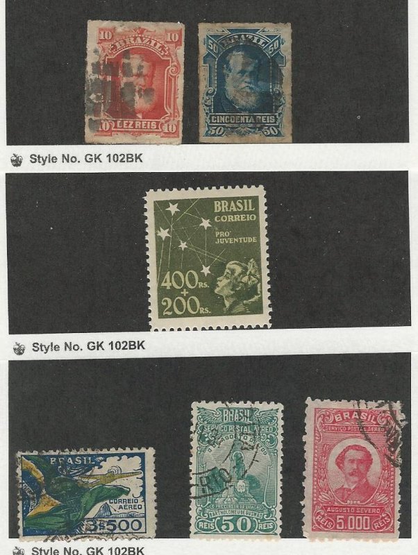 Brazil, Postage Stamp, #68, 70, C31, C32, C40 Used, B10 Mint LH, 1878-1940