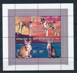 [35737] Mali 1996 Animals Dogs Cats MNH Sheet