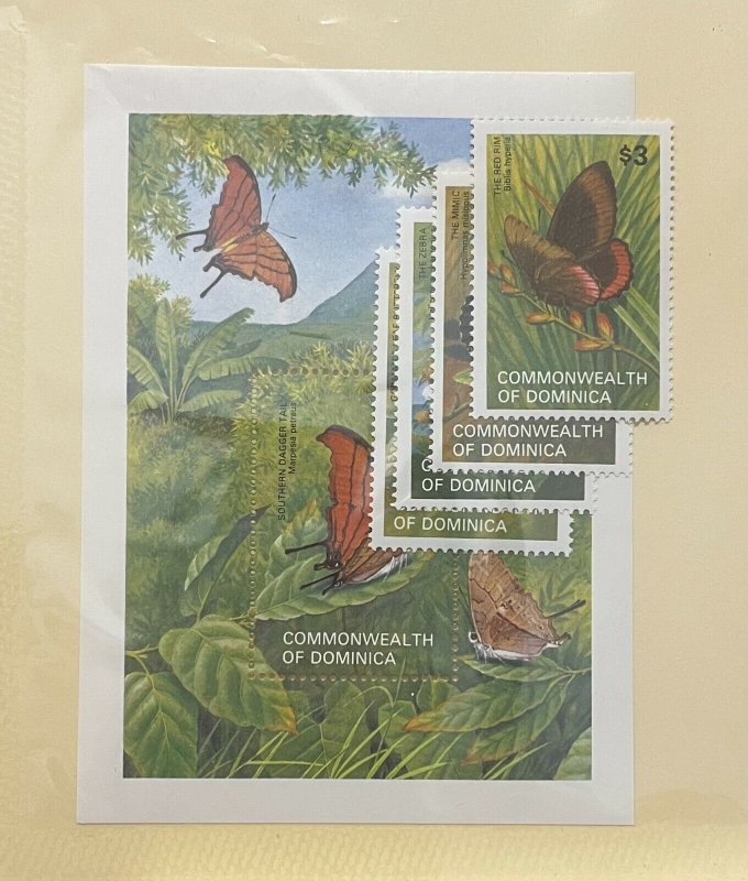 Stamps Dominica Scott #768-72 nh