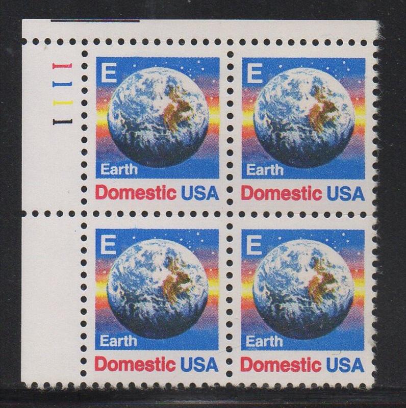ALLY'S STAMPS US Plate Block Scott #2277 25c E Earth  [4] MNH F/VF [UL]  
