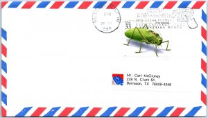 US SPECIAL EVENT COVER POSTMARK STAMP COOL-LECTING TRUE KATYDID WILMINGTON 1999