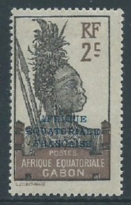 Gabon, Sc #50, 2c MH