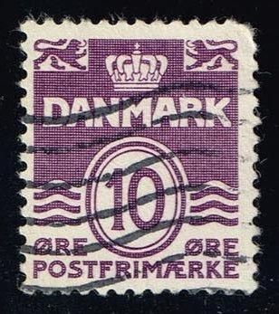 Denmark #230 Numeral; used (0.25)