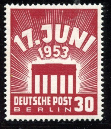 Berlin # 9N100. Mint Hinge. CV $ 9.00