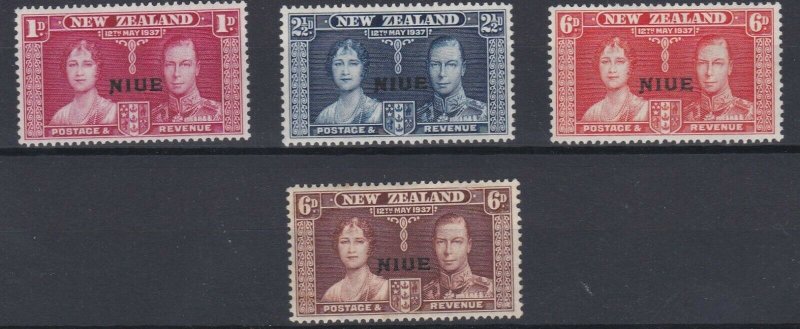 NUIE    1937    CORONATION  SET     MH