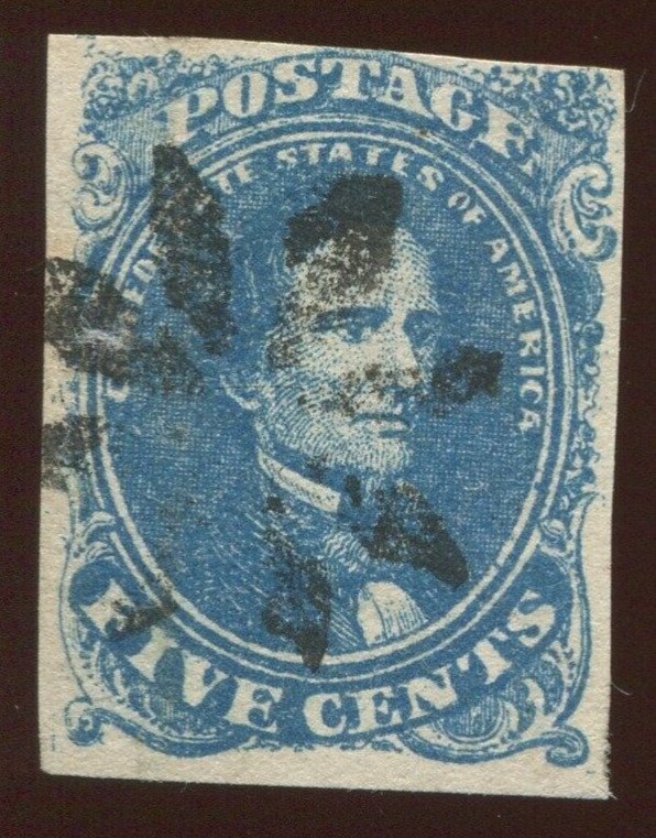 CSA 4 Used Stamp with Tuscaloosa Ala Large Fancy 8 Pointed Star Cancel BX5181