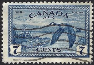 Canada #C9 7¢ Canada Goose (1946) Airmail. Fine centering. Used.