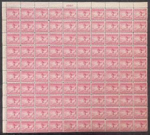 MALACK 716 2c Olympic Winter Games, Sheet of 100, F-..MORE.. v0853