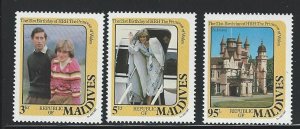 Maldive Islands mnh sc  952-954