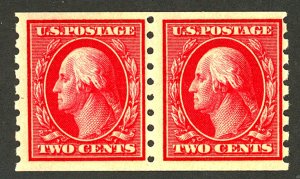 U.S. #393 MINT PAIR OG NH