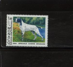 1984 Monaco Int Dog Show Monte Carlo Pointer(Scott 1431) MNH