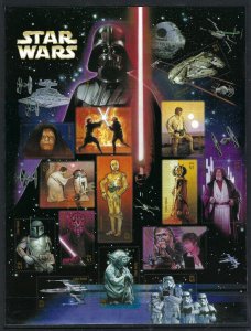 US Scott # 4143 Star Wars Sheet of 15  2007 Post Office Fresh