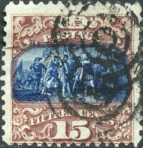 #119 F-VF USED WITH TARGET CANCEL CV $240.00 BN6607