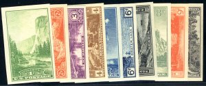 US #756 - 765 COMPLETE SET, XF-SUPERB mint never hinged,  fresh colors,  no g...