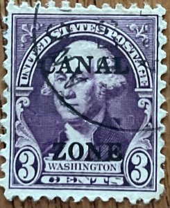 Canal Zone #115 Used Single Overprint George Washington SCV $.65 L48