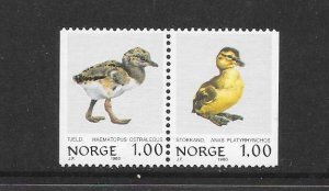 BIRDS - NORWAY #759-60  MNH