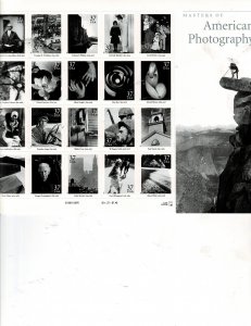 American Photography 37c Postage Sheet 3649 VF MNH