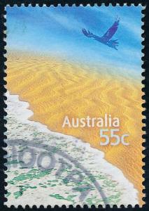 Australia 2008 55c Greetings - Bird Flying Over Beach Sheet SG3075 Used