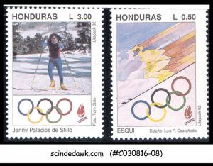 HONDURAS - 1992 XVIth WINTER OLYMPIC GAMES - 2V - MINT NH