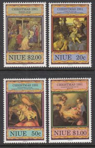 Niue 599-602 Christmas MNH VF