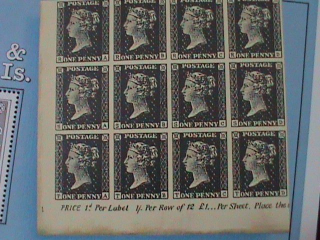 TURKS & CAICOS ISLANDS-1990-SC#282 PENNY BLACK 150TH ANNIV:-MNH VF HARD TO FIND