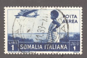 Somalia- Italian Somaliland, Scott #C11, Used