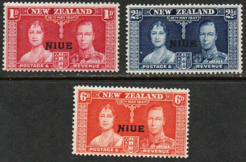 Niue Sc #70-72 MNH