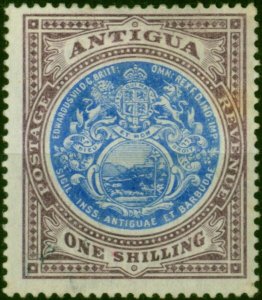 Antigua 1903 1s Blue & Dull Purple SG37 Good MM