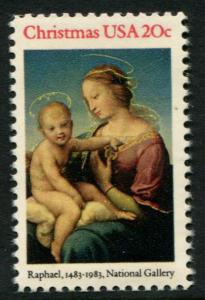 2063 US 20c Christmas: Raphael, MNH