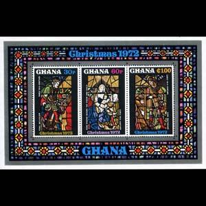 GHANA 1972 - Scott# 471a S/S Christmas NH