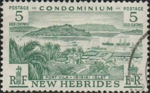 New Hebrides, #82 Used  From 1957