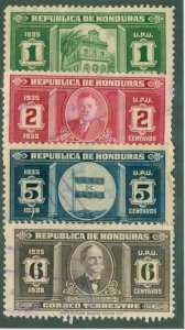 Honduras 328-31 USED BIN $1.00