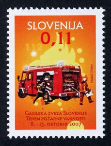 Slovenia RA35 MNH Fire Engine, Fire Protection