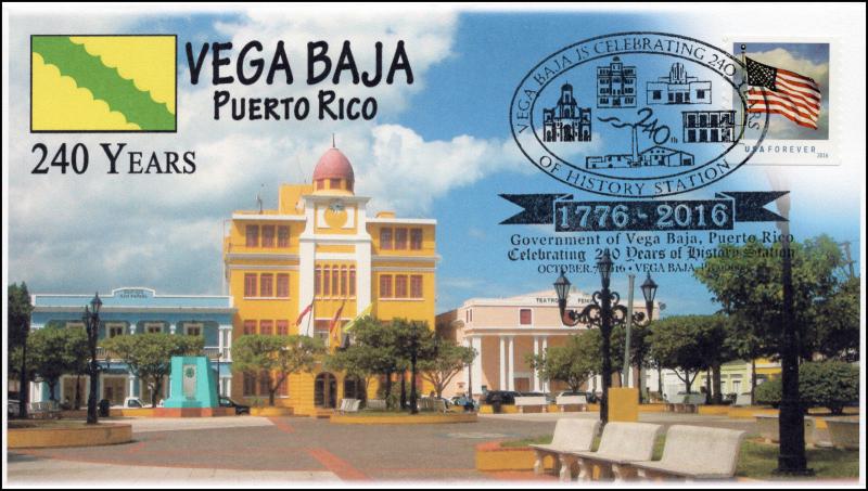 2016, Vega Baja, Puerto Rico, BW Pictorial, 240th Anniv, 16-310