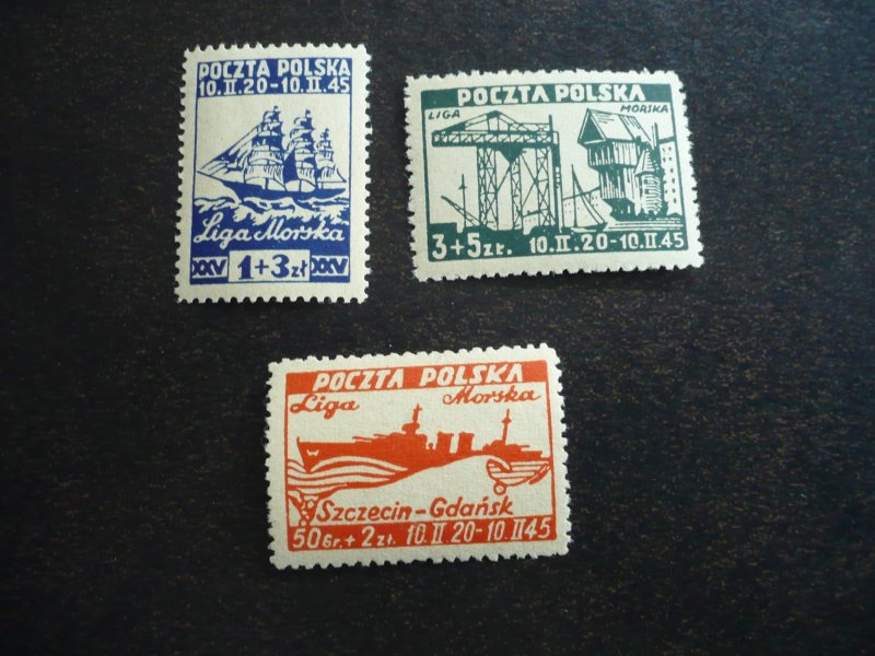 Stamps - Poland - Scott# B36,B37,B39 - Mint Never Hinged Part Set of 3 Stamps